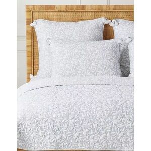 SERENA & LILY Cortland Shams (2) King, in Sky, NWT